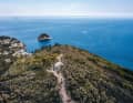 When you can look out over the sea again from the empty trails: If you come in winter, you'll have the trails on the Ligurian coast to yourself.