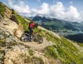 Am Jakobshorn startet der längste und berühmteste - der 36 Kilometer lange Alps Epic Trail.