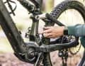 Nice solution: The cover of the charging port on the prototype bike can be stowed over the charging socket.