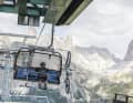 Mountain bikers can use the cable car service almost everywhere in Cortina.