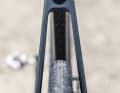 Tyres up to 45 millimetres wide fit in the fork and frame. The Camino RS is supplied with 40 millimetre tyres.