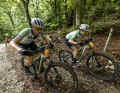 Mona und Philipp vom Team Diasporal Alpen Challenge bewiesen unter Druck eine gute Zusammenarbeit und meisterten die Maxxis BIKE Transalp 2024.