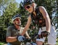 Correct posture when biking is practised first.