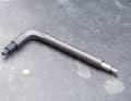 The handy L spanner offers hexagon socket spanners in 2, 2.5, 3, 4, 5, 6, 8 mm and a T25 Torx. The bits are magnetically fixed in the spanner