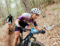Full concentration on the narrow and steep paths