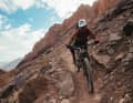 Over the trails in stealth mode...