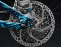 Power iron: The Trickstuff Maxima brakes. Here the brake caliper and disc...