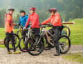 Bergauf-Bergab also shows five women who live for MTB.