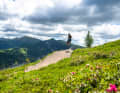 Kärntner Nockberge: Die Trail Area Turracher Höhe liegt auf 1800 Metern Höhe. Da oben weht auch bei Hitze ein frisches Lüftchen.