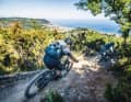The Armuin Trail is a fitting finale to the Monte Carmo tour - with a view of Pietra Ligure.