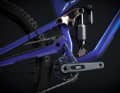 The frame geometry has been designed to minimise pedal kickback and make better use of the suspension travel.