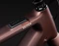 The minimalist top tube display shows the battery status and U-levels.
