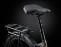 The seat posts are sprung and height-adjustable at the same time.