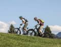 The long range and powerful Bosch motor of the Centurion (left) are also impressive on tour.