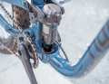 The Rockshox shock sits low in the frame and ensures an optimum centre of gravity