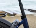 A suspension seat post is designed to provide more comfort.