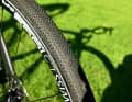 Fine knobs on the Storck or Conway as a top compromise: grip well on loose ground, roll quickly and quietly over firm ground.