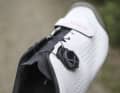 The in-house twist fastener and an additional Velcro fastener are designed to ensure a precise fit