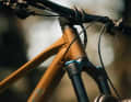 Cables laid past the head tube - thanks, says the do-it-yourselfer.