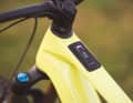 The Bosch system controller is located in the top tube. As with most new bikes, the LED display sits on an adapter plate. A new, larger Bosch display is probably on the way.