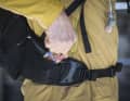 Large hip fins ensure a stable fit on the descent. The large hip belt pockets can hold snacks or a smartphone.