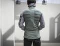 Great: The material cut-out on the back - because that's where you tend to sweat. The Fox Flexair Fire waistcoat.