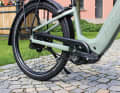 The belt drive can be selected in the configurator and ensures a particularly low-maintenance driving experience.