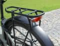 The luggage rack can carry 25 kilos.