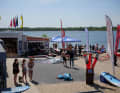 Perfekt organisierte Wassersportstation. Foto: WANJA