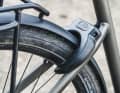 Frame locks weigh a good half a kilo, but provide security in everyday use. Installed on Pegasus and Merida.