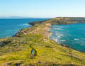 Cape San Marco in sight: a beautiful trail leads to the end of the Sinis peninsula.