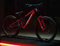 So beautiful! The Pivot photographer thought that this had to be staged and gave the limited-edition bike a red neon light from below.