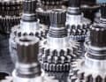 Plugged in: The pre-assembled gearboxes look like futuristic architectural models.