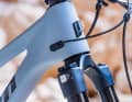 Optionally, the cables can also be routed back into the frame in the classic way.