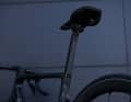 The new support construction with integrated clamp is said to offer more comfort than the previous model, and a rear light can also be clipped on