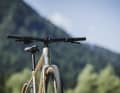 Flat bars instead of drop bars: these straight handlebars combine an upright riding position with greater control in chaotic city traffic and on gravel.