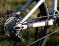 New chainstay protector on the Raaw Madonna V3. The chainstay length is variable.
