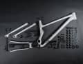 Thanks to the modular system, a chainstay length of up to 460 millimetres can be realised on the Raaw Madonna V3.