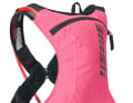 The fresh pink bike rucksack is new.