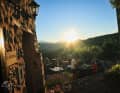 Stops for refreshments and overnight stays take place in the historic mountain villages of Provence.
