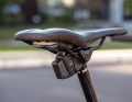 The battery is easily accessible and well secured under the saddle