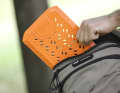 The Rockrider Defence 21 uses a classic D3O protector, which is inserted into the back compartment. It is removable, which makes the Rockrider flexible in use.