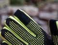 The fingertips lack the grippy silicone, but the smartphone can be controlled cleanly