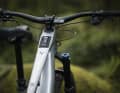 The adapter plate on the top tube reveals that this frame is probably already prepared for a future generation of Bosch displays.
