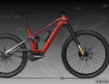 Vision 2030 von Lutz Scheffer: ​Kategorie E-Enduro (Carbon) Federweg 170/170 Millimeter Batterie 1000 Wh Festkörper- Akku, hohe Ladegeschwindigkeit, Quick-Release  Hinterbausystem Midhigh-Pivot Laufräder Super-Mullet 32 Zoll vorne, 27,5 Zoll hinten, Quick-Release-Wheelsets, Zahnriemen und Scheibe bleiben am Rahmen. Ein zweiter, anders bereifter Laufradsatz kann im Handumdrehen umgesteckt werden; vorne 2,35“, hinten 2,5“ Reifen  MGU (Motor Gear Unit) 500 % Spreizung, Zahnriemen, zehnfach Planetengetriebe, E-Freilauf, 100 % Entkopplung, wahlweise Automatik-Schaltung  Leistung 100 Nm/ 1000 W Spitze, bei 3 Kilo  Gewicht 22 Kilo.