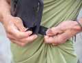 Poc uses classic press studs for the fastening.
