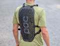 Poc VPD System Torso: The back plate covers a very large area and reaches far down.