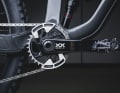 Sram XX crank with two mounted bashguards