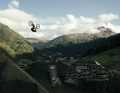 Trademark move: The Spaniard Bienve Alba is one of the few professional riders in the world who can jump front flips over long distances.