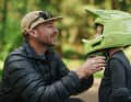 The children's full-face helmets from Leatt are in no way inferior to the protection of the professionals, but fit on small heads.